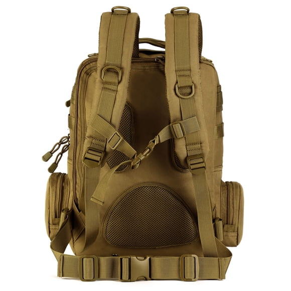 Advancent de senderismo Unisex Resistencia al desgaste Nylon 30L Ganchos Bolsa de camping Equipo deportivo Accesorios de ciclismo Bolsas Mochilas de mochilero Marrón