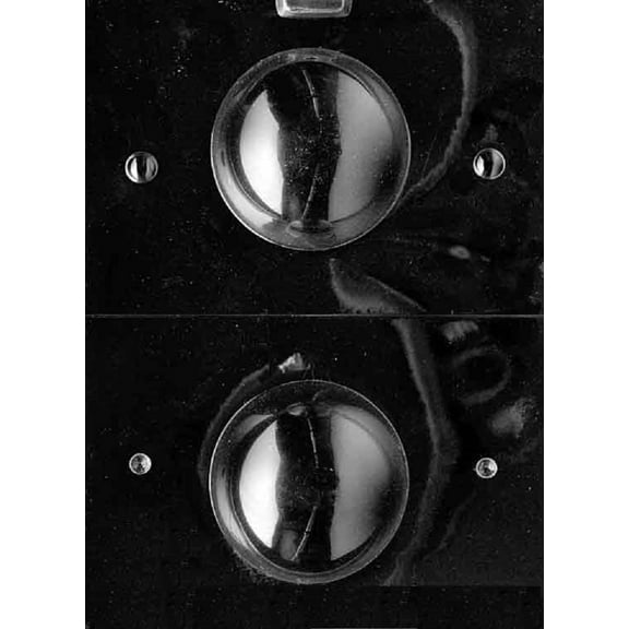 Grandmama's Goodies M068 Plain Ball Round Chocolate Candy Soap Mold with Exclusive Molding Instructions