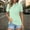 Light Green, variant on Women's Polo Shirt Summer Fashion Short Sleeve Collared Solid Golf Tops Lightweight Trendy Dressy Casual Workout Blouses