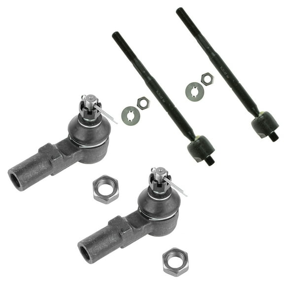 TRQ Front Tie Rod Set Fits Select 1995-2004 Toyota Tacoma