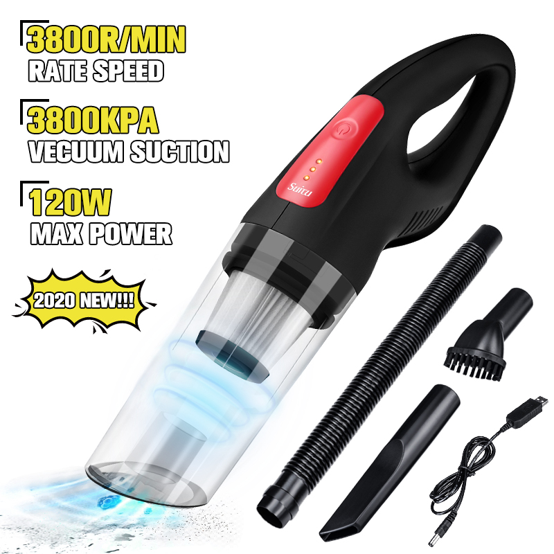 Cordless Vacuum Handheld Powered by Strong Motor for Home and Car Cleaning Quick Charging Tech Portable Vacuum Cleaner for Car Car Vacuum Cleaner