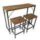 thumbnail image 3 of Mesa Barra de Cocina Multiusos 2 Bancos Moderna Bossa Zed, 3 of 5