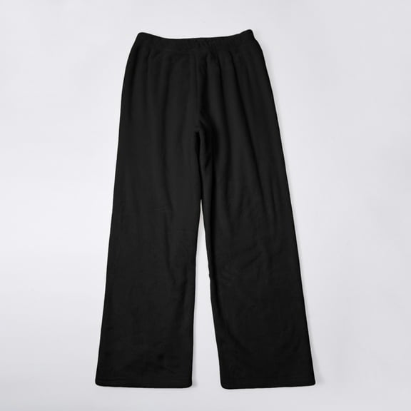 SNKSDGM Women's Plus Dress Pants Women Plus Size Womens Sweatpants Long Women's Casual Solid Color Autumn Winter Flannel Homewear Pajama Pants