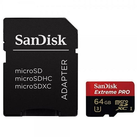 UPC 080479773841 product image for SanDisk Extreme PRO 64GB UHS-I/U3 Micro SDXC Memory Card Speeds Up To 95MB/s  | upcitemdb.com