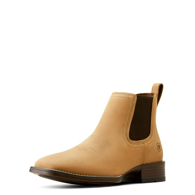 Bota vaquera ARIAT Booker Ultra para hombre, color marrón almendra, 14 W