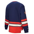 thumbnail image 3 of Men's Navy Washington Capitals Heritage Lace-Up Pullover Sweatshirt, 3 of 7