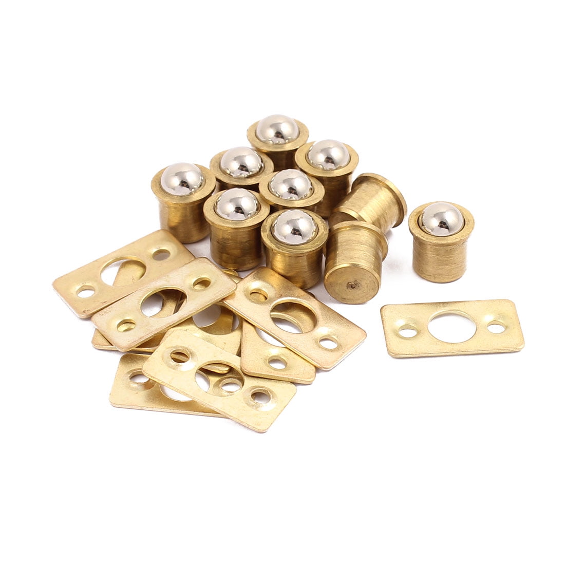 Heyiarbeit Brass Ball Catches - 20pcs, 0.28 Inch Dia, For Cabinet Closet Drawer Doors - View #7