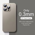 thumbnail image 2 of Luxury 0.3mm Hard PP Matte Case For iPhone 15 14 13 12 Mini 11 Pro Max Xr Xs X SE 7 8 Plus Ultra Thin Frosted Colorful Fundas, 2 of 5