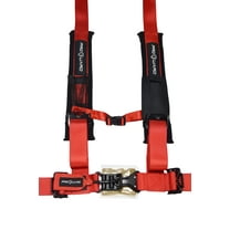 ProGuard Offroad Harness (Red) with 2" Nylon Straps and 4 Points of Contact - Compatible with All UTVs incl Polaris, Can-Am, Kawasaki, etc