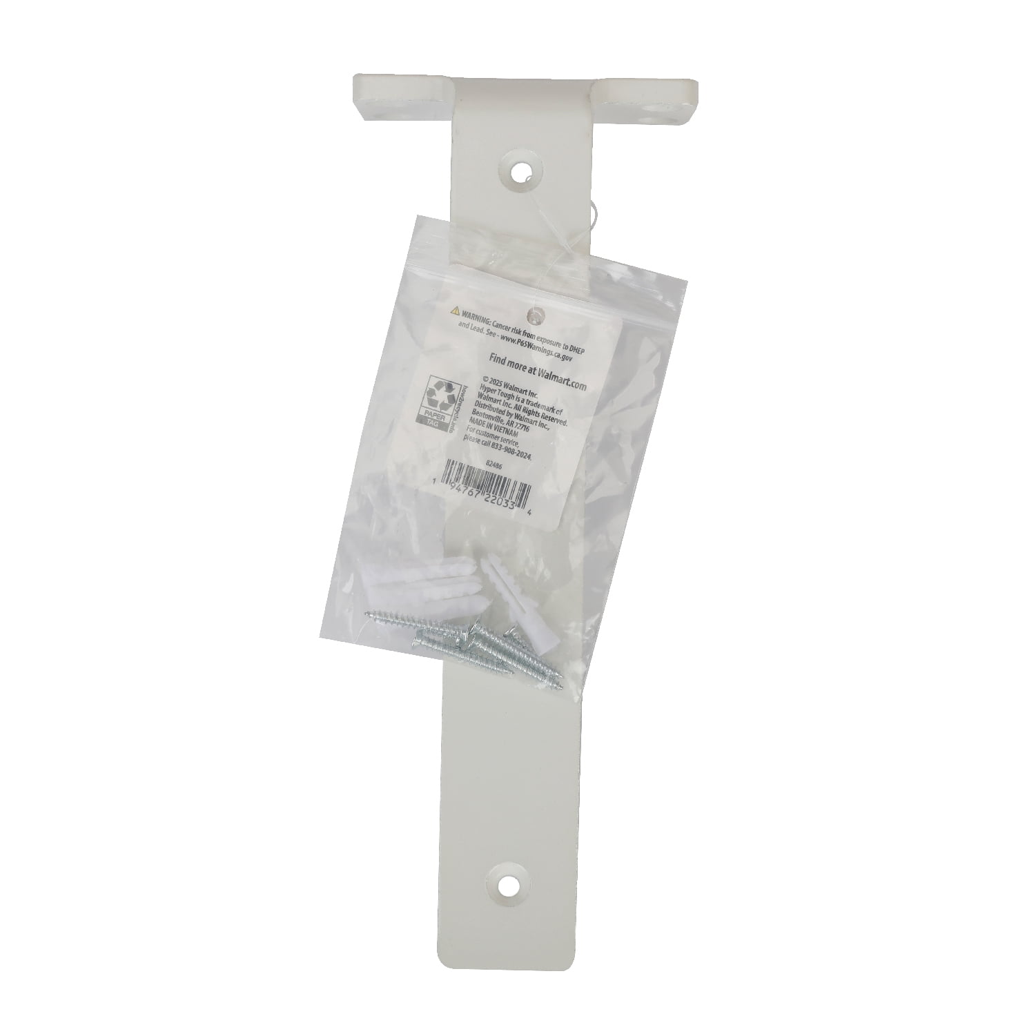 Hyper Tough 10-inch x 4-inch Floating Shelf Bracket, White