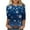FY1-Multicolor, variant on VKOYWKM Womens Tops Christmas 3/4 Sleeve T-Shirt Xmas Snowflake Graphic Tees Casual Crewneck Holiday T Shirts Christmas Gifts for Women