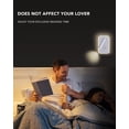 thumbnail image 5 of Lámpara de lectura de cabecera montada en la pared, luz de lectura de pared LED para cama, aplique de pared enchufable, luz de lectura de cama Luz de libro-tricolor, 5 of 5