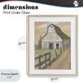 thumbnail image 4 of Stupell Industries Rustic Lodge Barn Fence Drawing Birch Framed Print Under Glass, 17 x 21, by Patti Bishop, 4 of 8