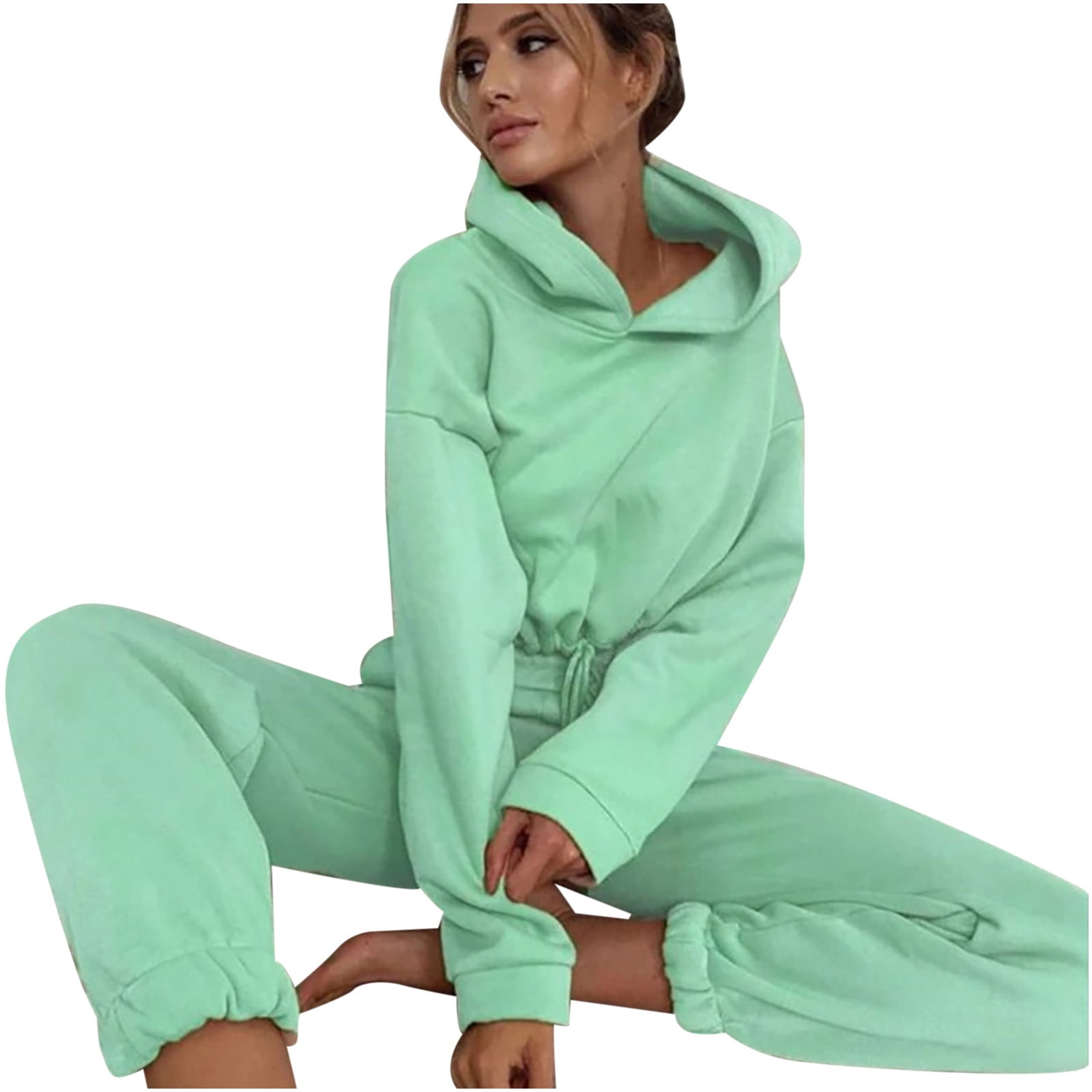 Jogging Suits for Women Sweatsuit 2 Piece Outfits Long Sleeve ...