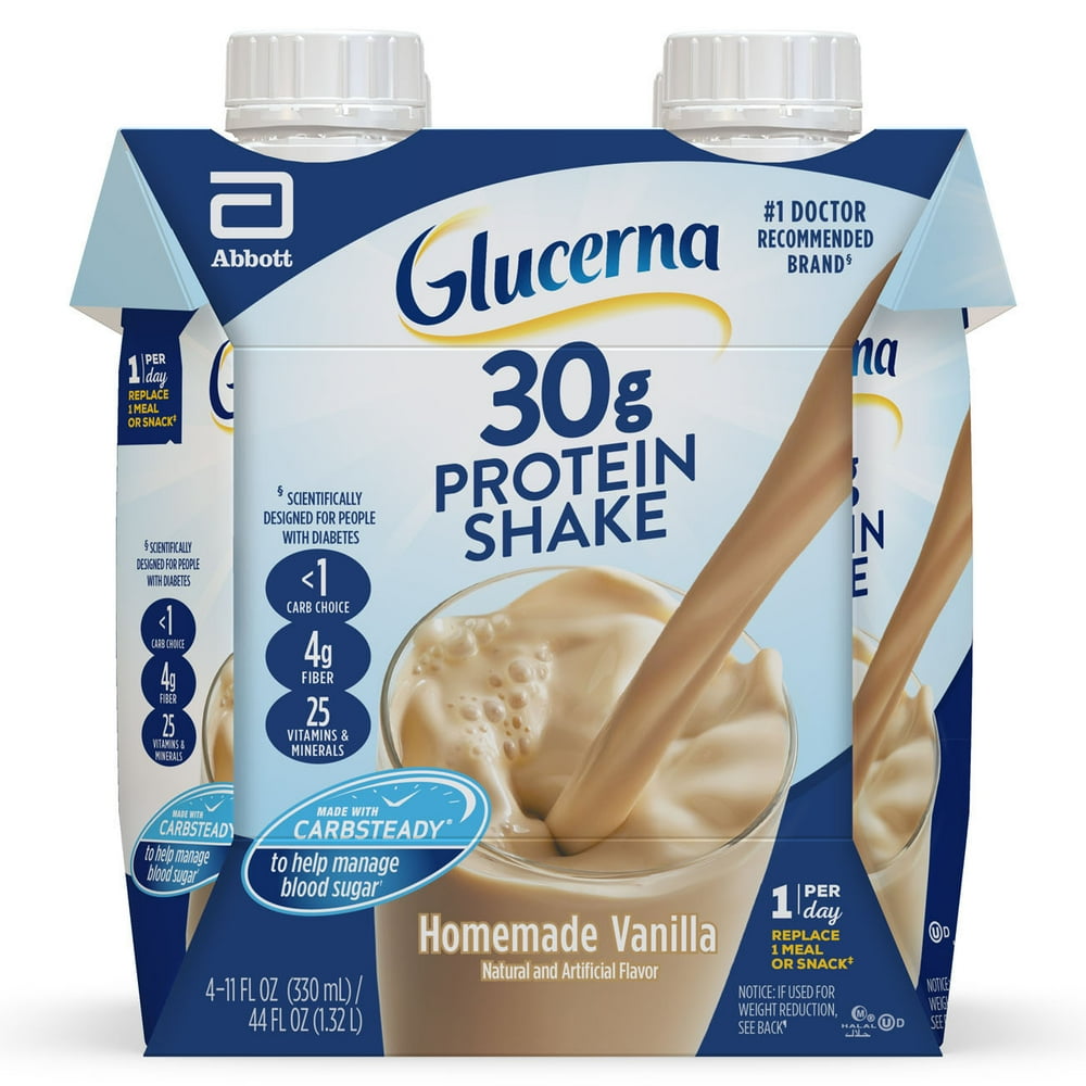 Glucerna 30g Protein, Diabetes Nutritional Shake, To Help Manage Blood