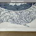 thumbnail image 6 of Ambesonne Adventure Place Mats Set of 4, Antique Sea Compass, Standard Size, Dark Blue White, 6 of 6