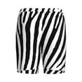 thumbnail image 5 of Easygdp Zebra Men's Short Pajama Pants, Sleep Shorts, Household Pants, Casual Pants with Pockets - XX-Large, 5 of 9
