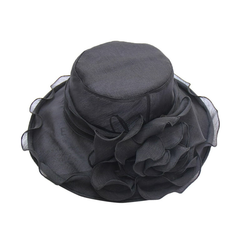 Uqiangy Church Hats for Women 2025 Elegant Dress Hats for Women Tea Hats for Women 2025 Derby Hats for Women Hats for Women Fashionable Fancy Hats
