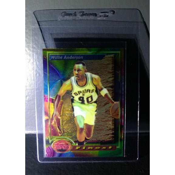 1993-94 Topps Finest Willie Anderson #154 Basketball Card
