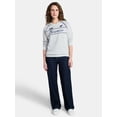 thumbnail image 2 of Ford Bronco Women's Front Back Graphic Sweatshirt with Long Sleeves, Sizes XXS-XXL, 2 of 5