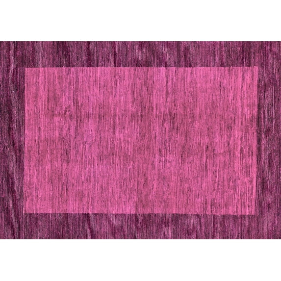 Ahgly Company Indoor Rectangle Abstract Purple Modern Area Rugs, 2' x 3'