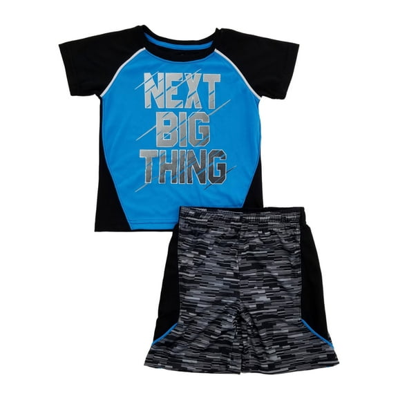 Toddler Boys Blue/Black Next Big Thing Athletic T-Shirt & Shorts Set 4T