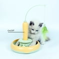 thumbnail image 6 of Cat Toys 3 in 1 Smart Interactive Kitten Toy, Fluttering Feather, Random Moving Ambush Feather, Bell Balls Cat Toy, 6 of 8