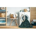 thumbnail image 2 of Ahgly Company Machine Washable Indoor Rectangle Transitional Aquamarine Stone Green Area Rugs, 5' x 7', 2 of 7