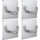 thumbnail image 1 of Ganchos adhesivos resistentes para pegar en la pared, ganchos para puertas, ganchos para toallas de acero inoxidable resistentes al agua, soportes adhesivos para colgar ropa, ganchos, 1 of 7