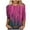 Multicolor Tops for Women_0, variant on CYMMPU Women's Summer Fall Tunic Tops Basic Tees Crewneck Business Work Blouses Casual Floral Printed Flowy Blouse 3/4 Length Sleeve Shirts 2025 Clothes Multicolor XXXXXL