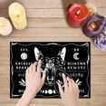 thumbnail image 5 of Black Cat Spirit Board Moon Pendulum Board Kit Talking Boards with Planchette Wood Dowsing Divination Metaphysical Message Board for Hunting Stuff 11.8 x 8.3Inch Black, 5 of 6