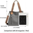 thumbnail image 7 of Canvas Handbag for Women Cloth Tote Shoulder Purses Hobo Casual Crossbody Bag Large Top Handle Shopper Bag, 7 of 7