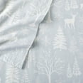 thumbnail image 6 of Market & Place Alpine Printed 100% Cotton Flannel Sheet Set, Queen, Grey Forest, 4-Pieces, 6 of 6