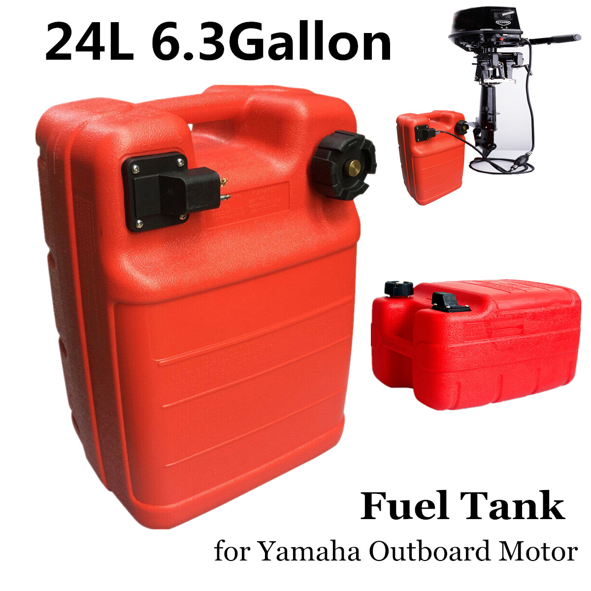 【plage】CRAFT TANK 24ss SUDEG 6.3 Gallon Portable Boat Fuel Tank Replacement for