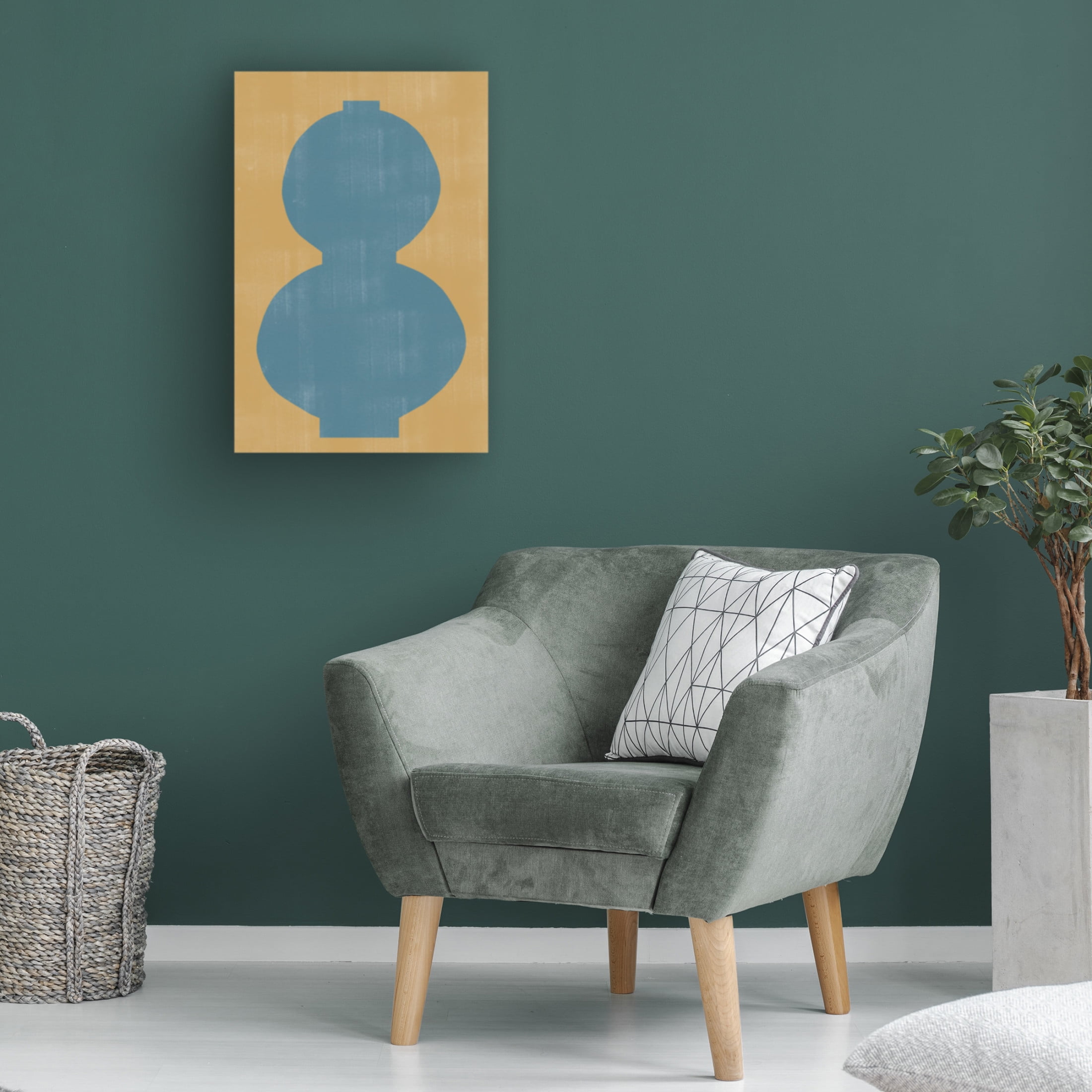 Trademark Fine Art THE MIUUS STUDIO Vase No4 Canvas Wall Art