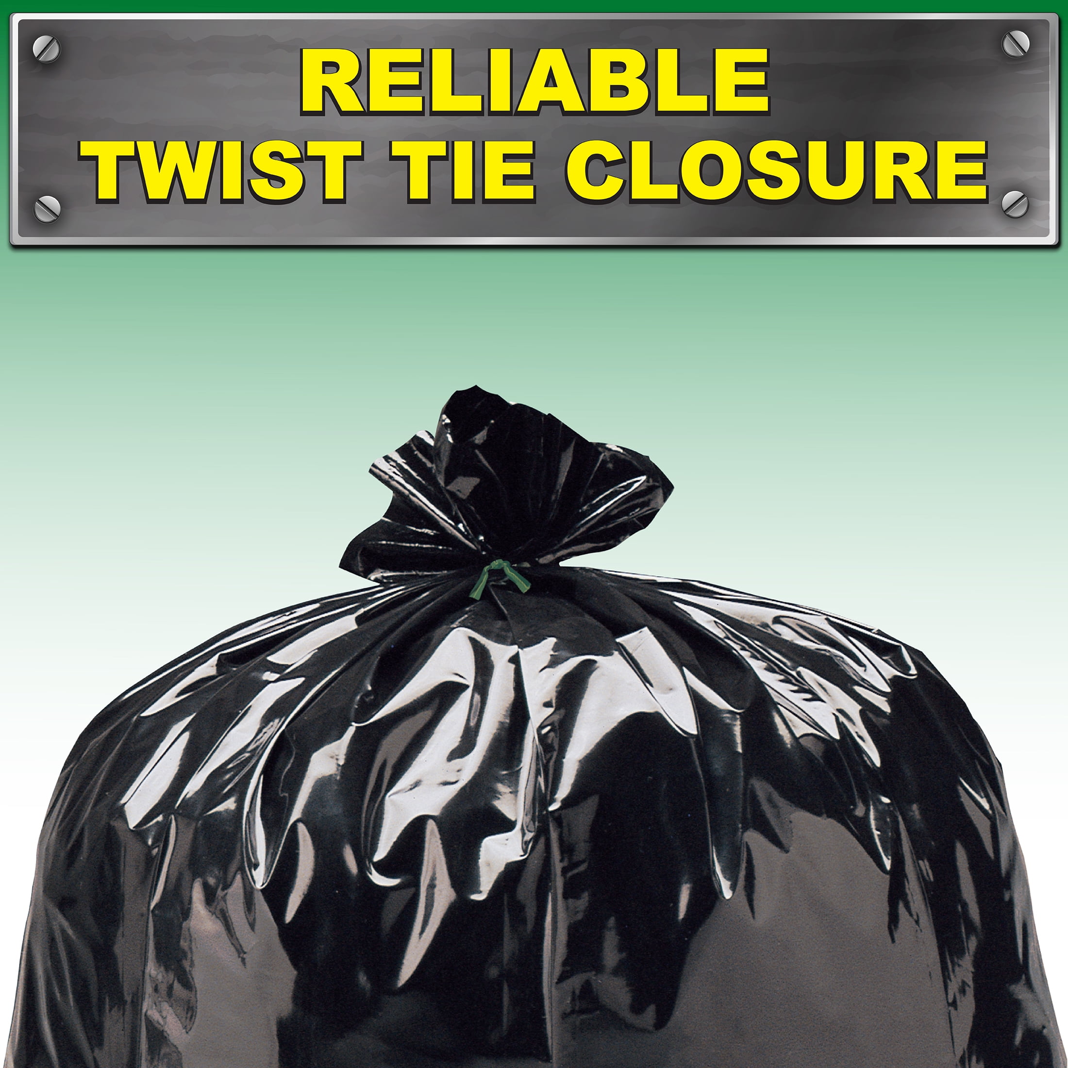 (4 pack) Brute Super Tuff Contractor Trash Bags, 45 Gallon, 20 Bags