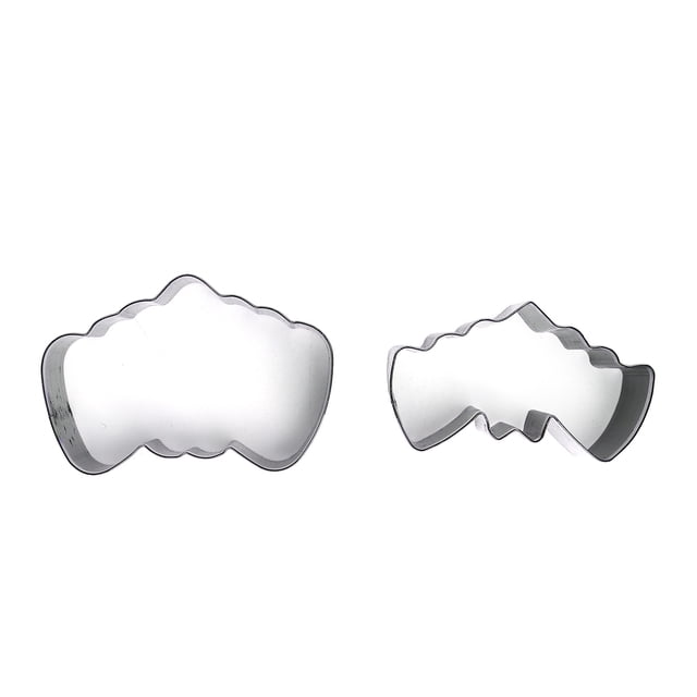 Troqueles De Corte De Cuero, 58x40 Mm 50x30 Mm Juego De Troqueles De Perforación 2 Piezas Forma De Zapato Sin Deformación Para Arcilla De Tela Para Fabricación De Artesanías