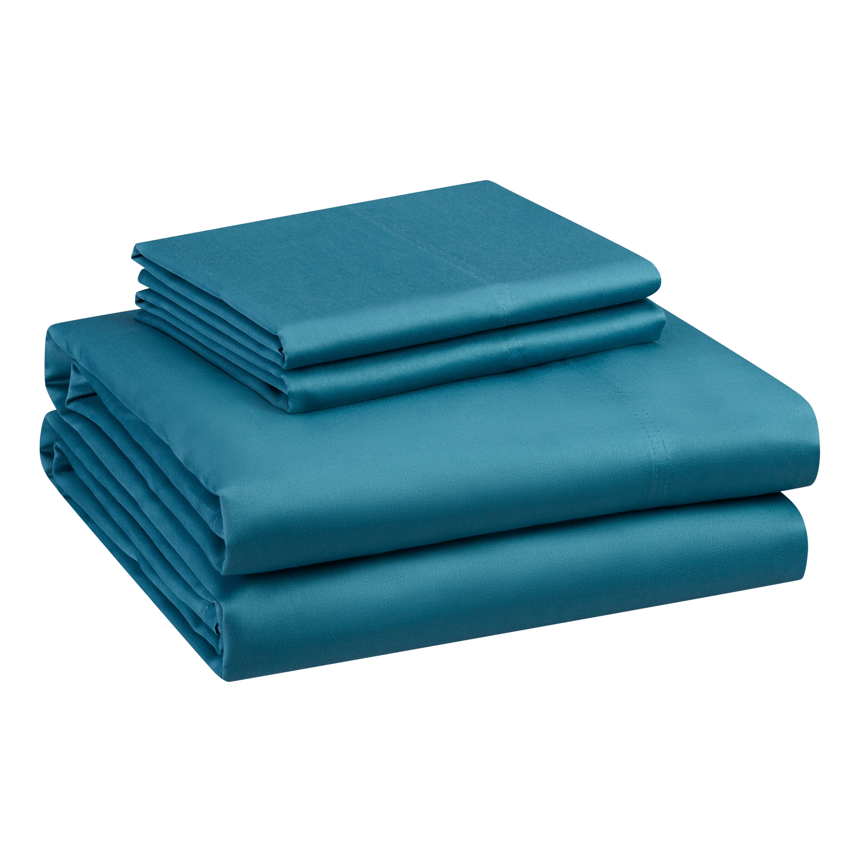 Better Homes & Gardens 300 Thread Count 100% Cotton Wrinkle Resistant Sheet Set, Twin Cool Water