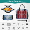 thumbnail image 2 of FORMRS Insulated Lunch Bag for Work School Unisex Large Capacity Cooler with Shoulder Strap, Blue Sky and River, 2 of 6