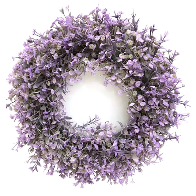 Christmas Artificial Wreath Realistic - Flower Hanging Wreath Front Door Decor