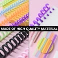 thumbnail image 4 of 10pcs Notebook Binding Spines Spiral Notebook Coils Spirals Comb Bindings, 4 of 4