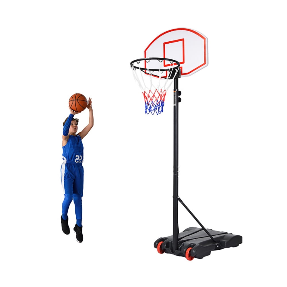 Resenkos Adjustable Basketball Hoop System Stand with Wheels