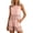 Pink 09, variant on Karymi Womens Workout Tops 2-Piece Eyelet Cutout Outfit, Crew Neck Sleeveless Tank Top Elastic Waist Shorts with Scalloped Hem, Summer Casual Set Short Sleeve Shirts for Women