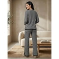 thumbnail image 3 of Conjunto de Suéter y Pantalón Acanalado Diseño Elegante y Versátil para Mujer, 3 of 5