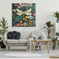 thumbnail image 4 of Stupell Industries Garden Pattern & Dragonfly Botanical & Floral Painting Gallery Wrapped Canvas Art Print Wall Art, 36 x 36, 4 of 8