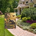 thumbnail image 5 of Turtle Butterfly Sunset Garden Flag House Banner 28" x 40" Double Sided Outdoor Yard Decoration, 5 of 6