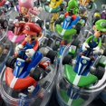 thumbnail image 2 of Figuras de acción de Super Mario, 24 colores, coche extraíble, Yoshi verde, Bowser, Luigi, Toad, Princesa Peach, juguetes de anime, juego, muñeca, regalo para niños, 2 of 5