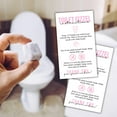 thumbnail image 5 of Toilet Fizzies Fizz Instruction Care Cards 50pk 2x3.5 Scented Aroma Home Room Spray Cleaning Tablets Drop Bowls Bombs Cleaning Powder Labels Fizzy, 5 of 5