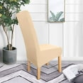 thumbnail image 3 of Rosnek Large Solid Spandex Stretch Wedding Banquet Chair Cover Party Decor Dining Room Seat Cover Extra Large Slipcover Home Decoration, 3 of 5