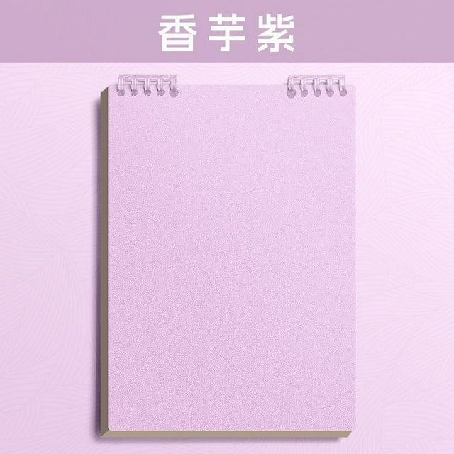 Kadlawus Loose Leaf Notebook A5 Grid Paper Flip Top Binder Refillable Journal for Notes Diary Drawing, Study Notebook with 60 Pages